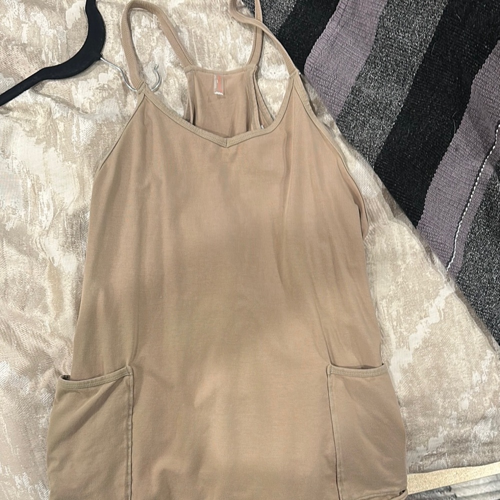 Women's Free People Hot Shot Tan Dress